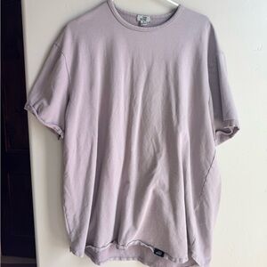 ONE BONE Oversized Drop Shoulder Tee Mauve Taupe XL Relaxed Fit Streetwear